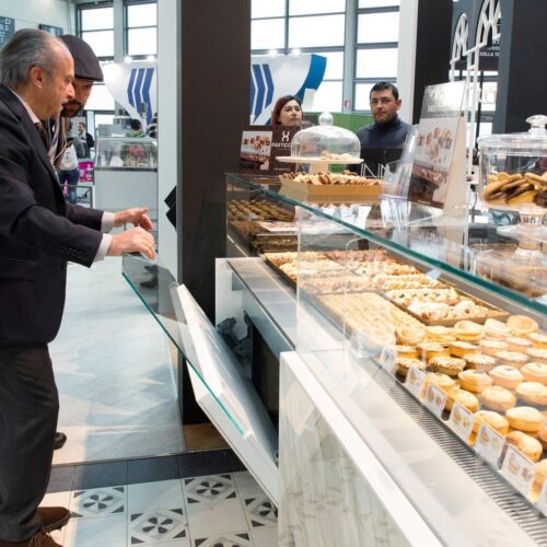 Ital Proget italy Astra pasticceria pastry showcase bakery showcase display tủ trưng bày bánh Âu cao cấp