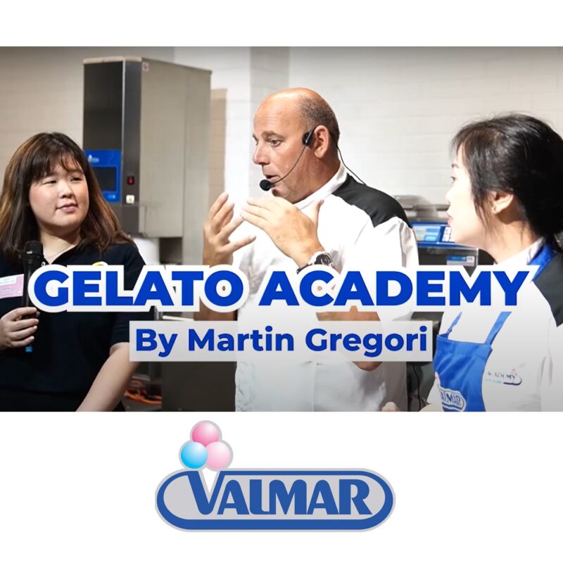 VALMAR Gelato University Lớp học kem gelato cao cấp premium ice cream class
